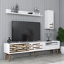 Hanah Home Valensiya Mueble de TV Blanco